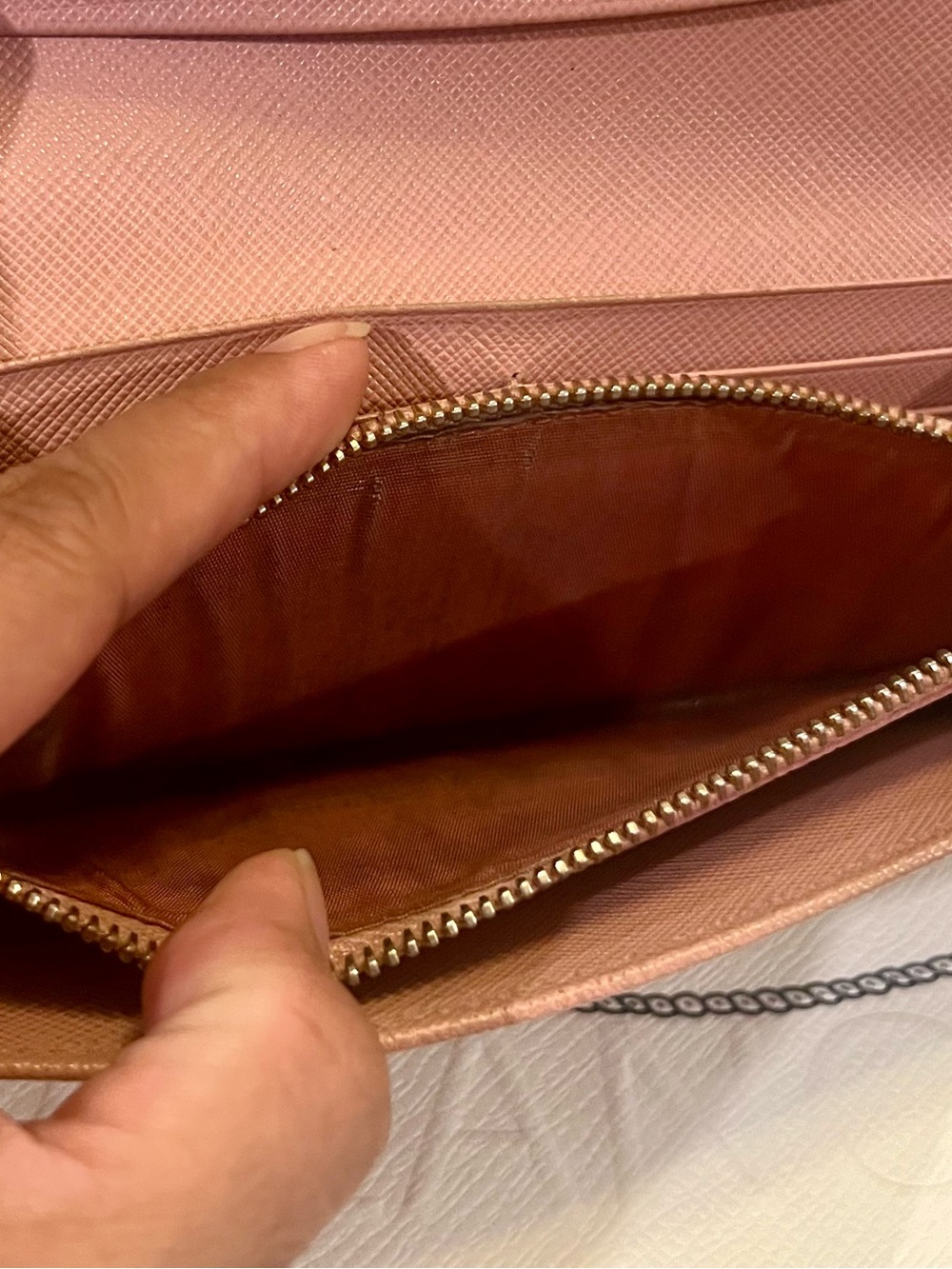 Prada Saffiano Leather Continental Wallet - Picture 13 of 16